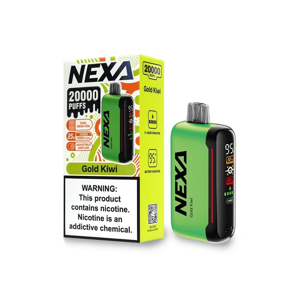 NEXA N20000 (Dispo) (20000Puff)(20mL) 50mg Gold Kiwi