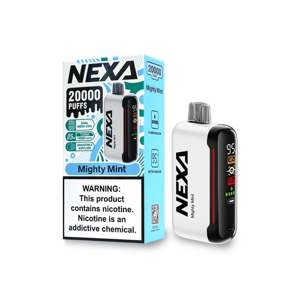 NEXA N20000 (Dispo) (20000Puff)(20mL) 50mg Mighty Mint