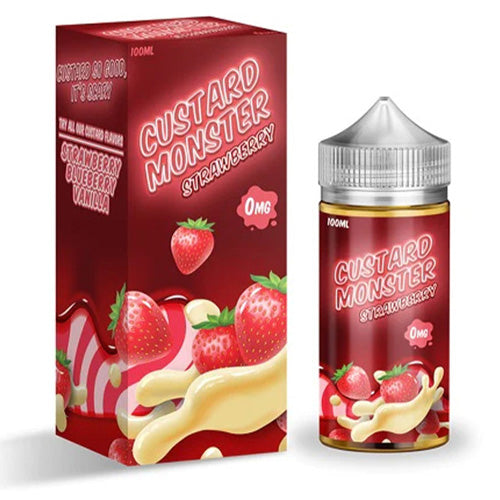 Custard Jam Monster LIQFB 100mL 03mg Strawberry Custard