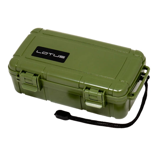 Lotus/Vertigo TRAVEL HUMIDOR GREEN 10 COUNT