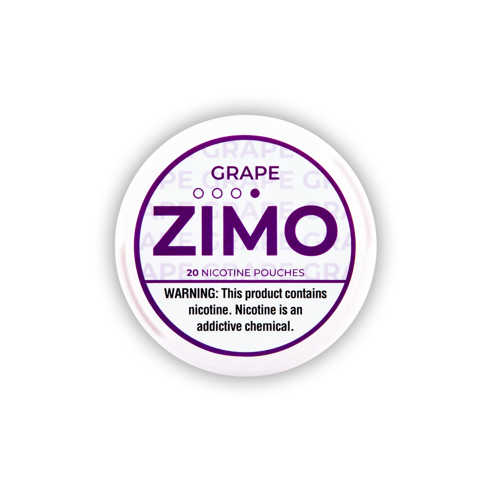 Zimo (DSPLY 5pc)(Nic Pouch)(20ct Can) 06mg Grape