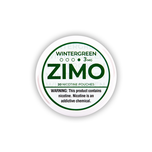 Zimo (DSPLY 5pc)(Nic Pouch)(20ct Can) 03mg Wintergreen