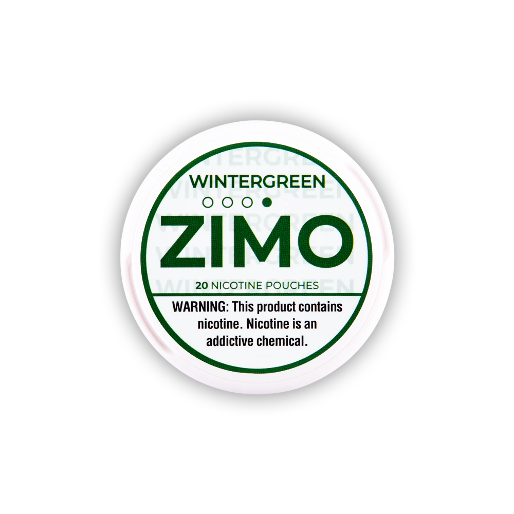 Zimo (DSPLY 5pc)(Nic Pouch)(20ct Can) 06mg Wintergreen