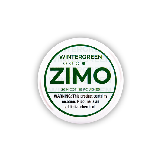 Zimo (DSPLY 5pc)(Nic Pouch)(20ct Can) 08mg Wintergreen