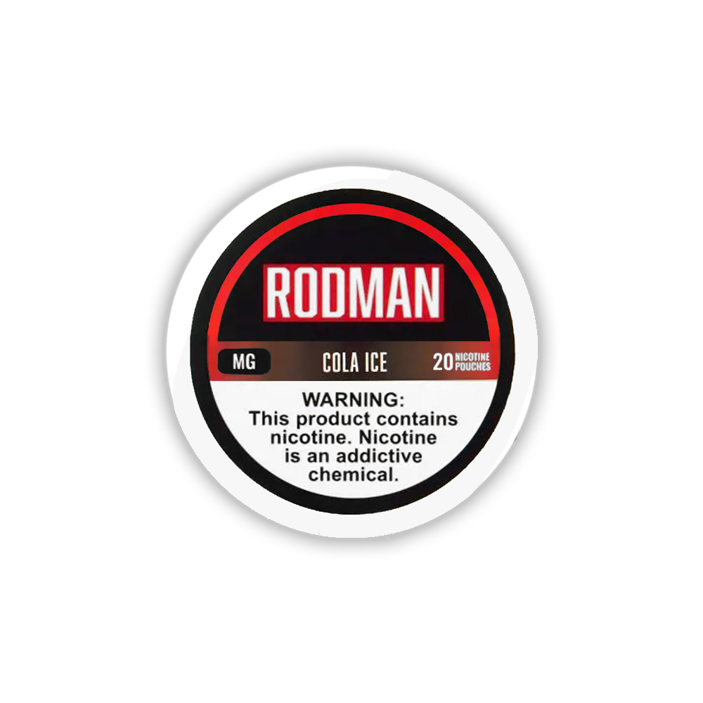 Rodman (DSPLY 5pc)(Nic Pouch)(20ct Can) 12mg Cola Ice