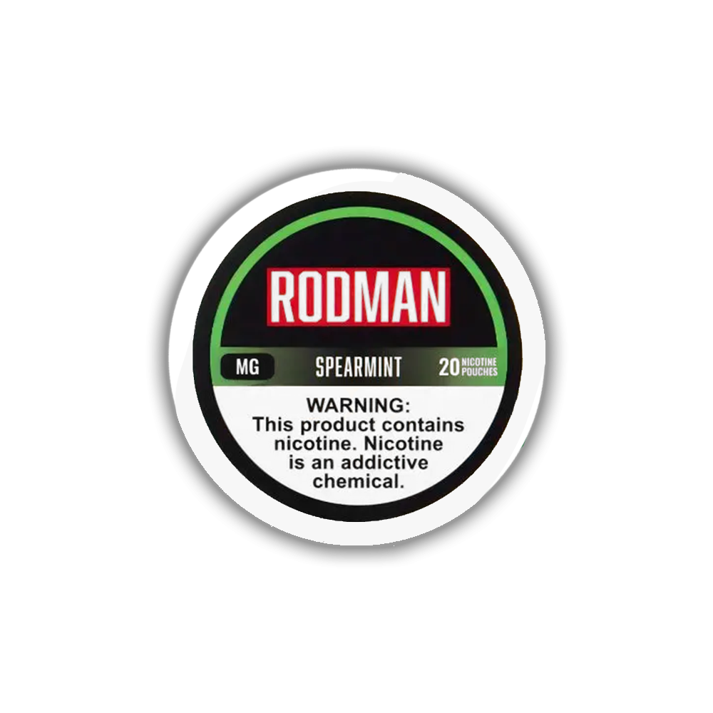 Rodman (DSPLY 5pc)(Nic Pouch)(20ct Can) 12mg Spearmint