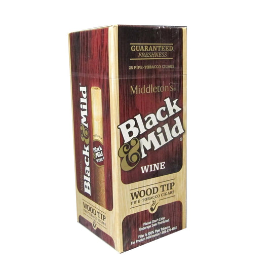 BLACK & MILD WOOD TIP UPRIGHT WINE WOOD TIP