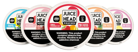 Juice Head (DSPLY 5pc)(Nic Pouch)(20ct Can) ZTN 12mg